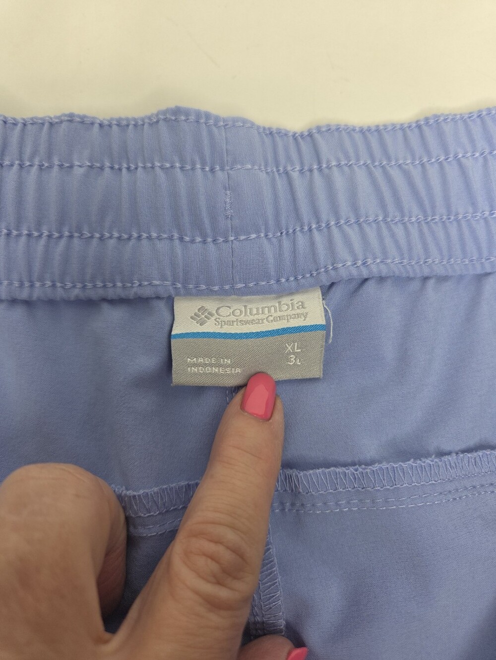 Columbia Women's Bogata Bay Stretch Periwinkle Blue 3" Inseam Shorts Size XL - Picture 5 of 10